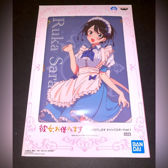Rent-A-Girlfriend Anime Ruka Sarashina Printed Canvas Portrait Vol.1 Japan Ver. - Picture 3 of 3
